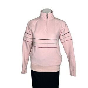 BURTON Fleece Pullover Snowboard Quarter Zip Pink Womehs Size Small